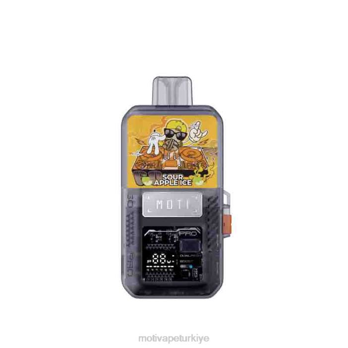 ekşi elmalı buz 000H77 - Moti vape pods Türkiye MOTI Go Pro tek kullanımlık kapsül+cihaz