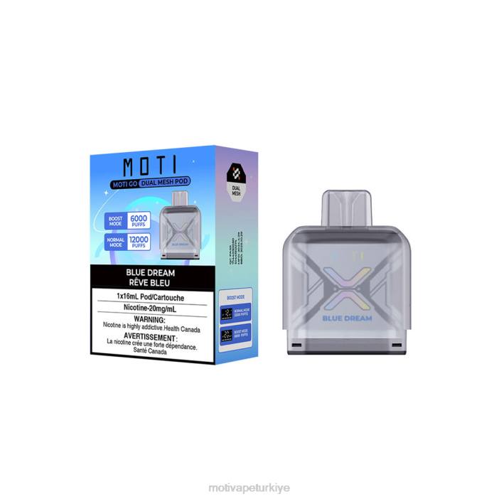 Mavi Rüya 000H93 - Moti vape near me MOTI Go Pro tek kullanımlık kapsül