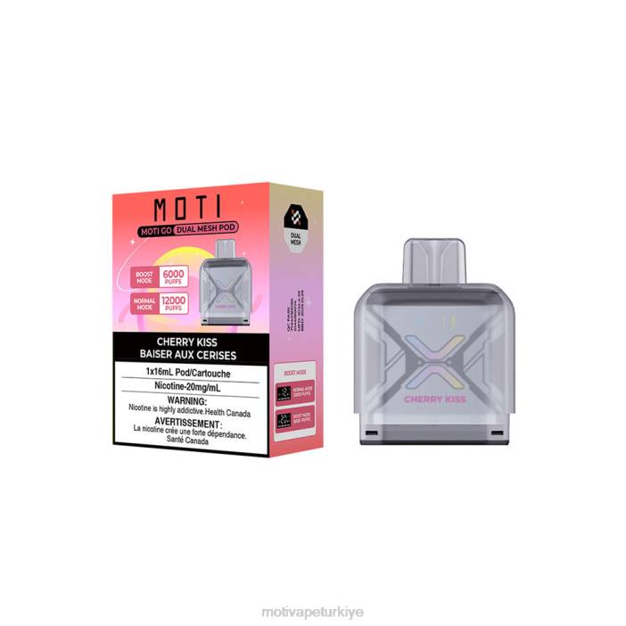 kiraz öpücüğü 000H96 - Moti vape ankara MOTI Go Pro tek kullanımlık kapsül
