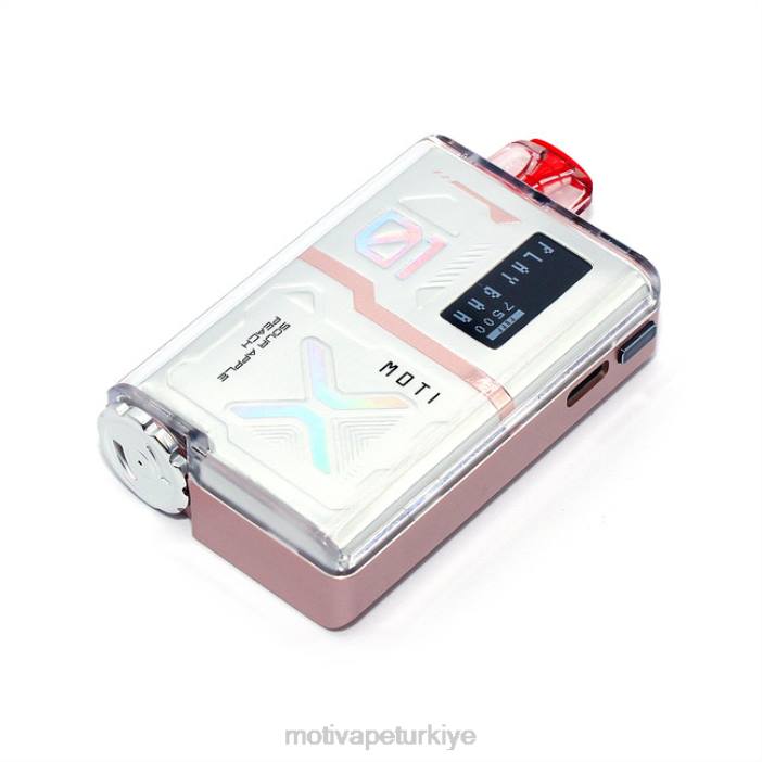 ekşi elma şeftali 000H56 - Moti vape ankara MOTI Play Bar 7500 tek kullanımlık elektronik sigara (%5, 7500 nefes)