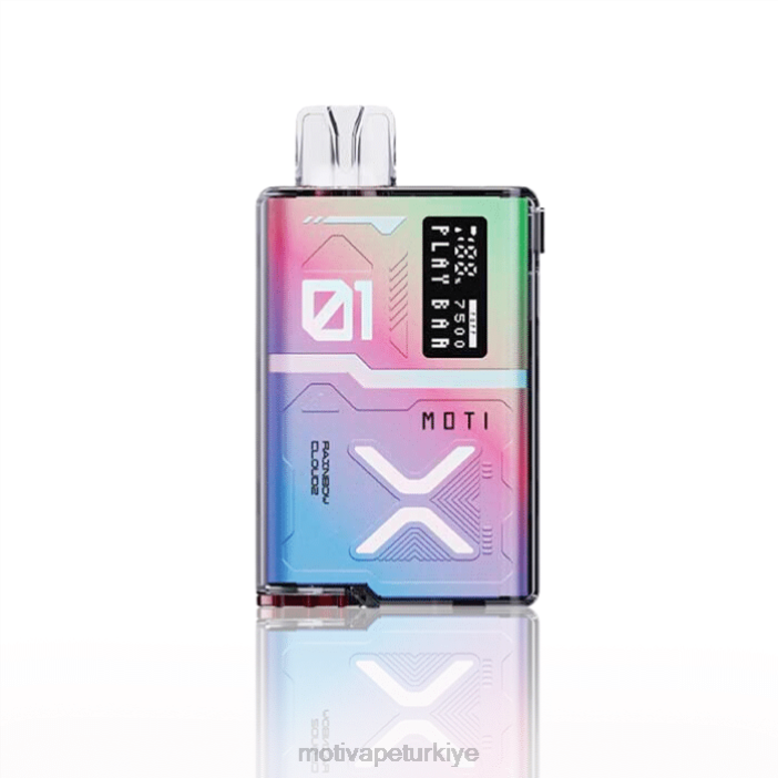 gökkuşağı bulutu 000H57 - Moti vape pods Türkiye MOTI Play Bar 7500 tek kullanımlık elektronik sigara (%5, 7500 nefes)