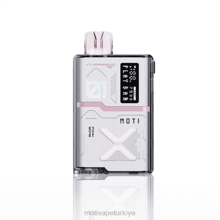 pembe bomba 000H58 - Moti vape for sale MOTI Play Bar 7500 tek kullanımlık elektronik sigara (%5, 7500 nefes)