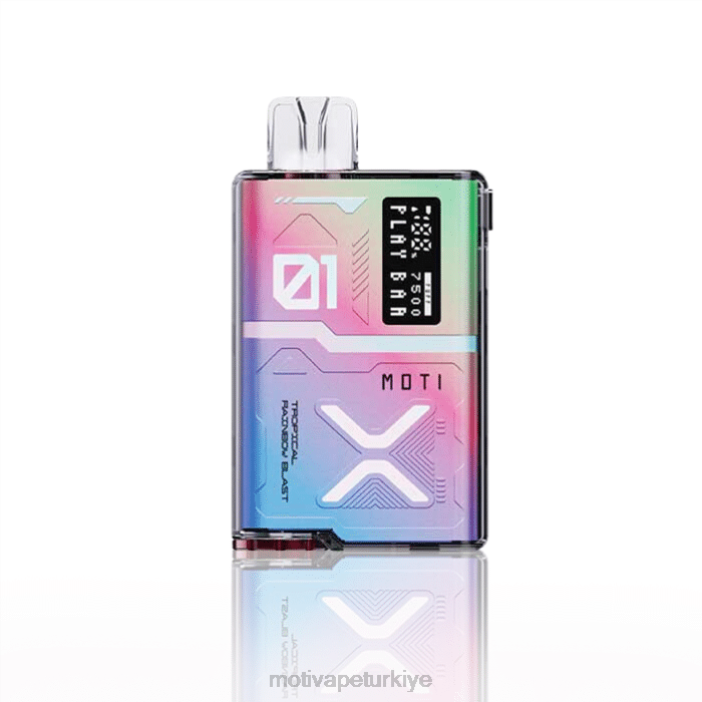 tropikal gökkuşağı patlaması 000H54 - Moti vape review MOTI Play Bar 7500 tek kullanımlık elektronik sigara (%5, 7500 nefes)