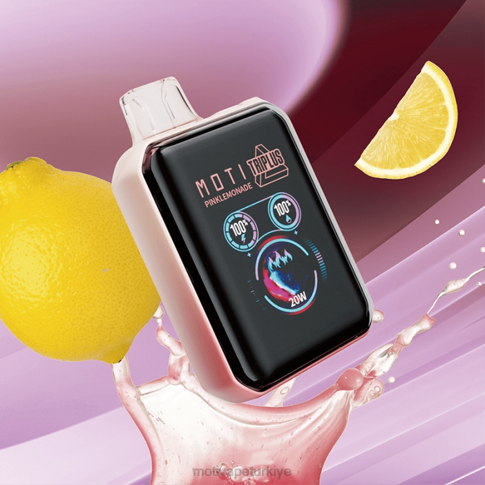 pembe limonata 000H8 - Moti vape for sale MOTI Triplus 20k tek kullanımlık elektronik sigara (%5, 20000 nefes)